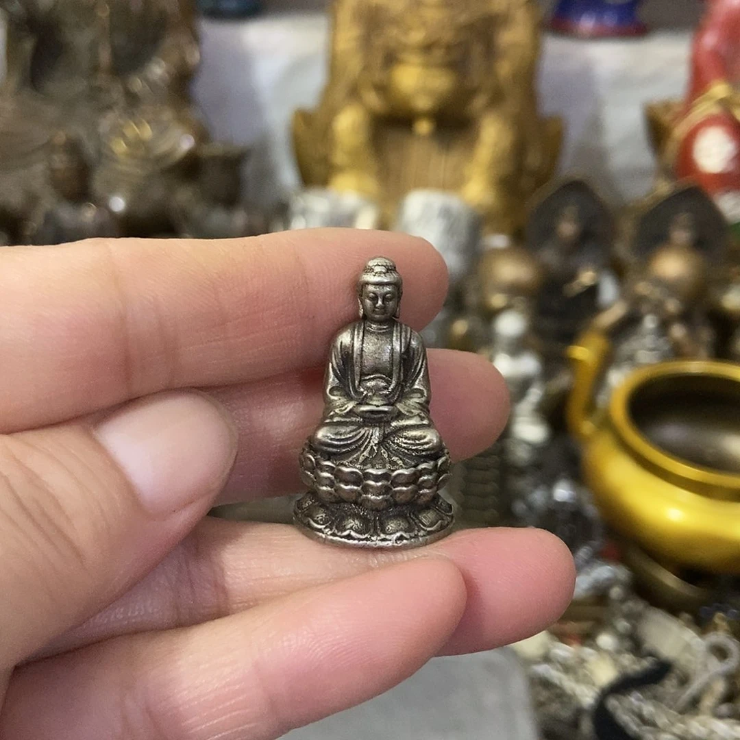 吴*老杨，黄铜摆件，老杨黄铜
