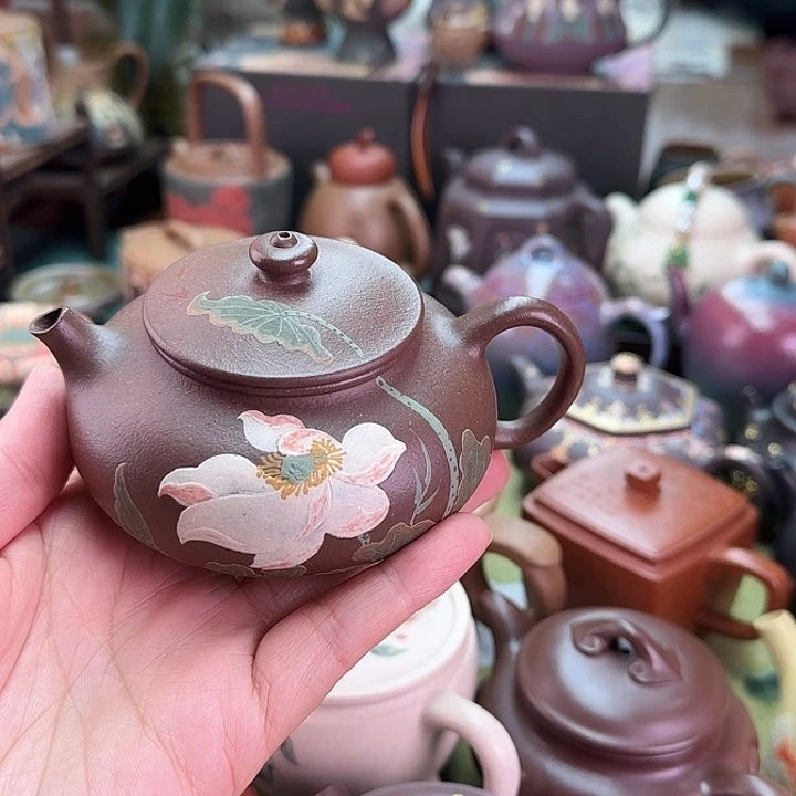 紫砂茶壶福利寒江