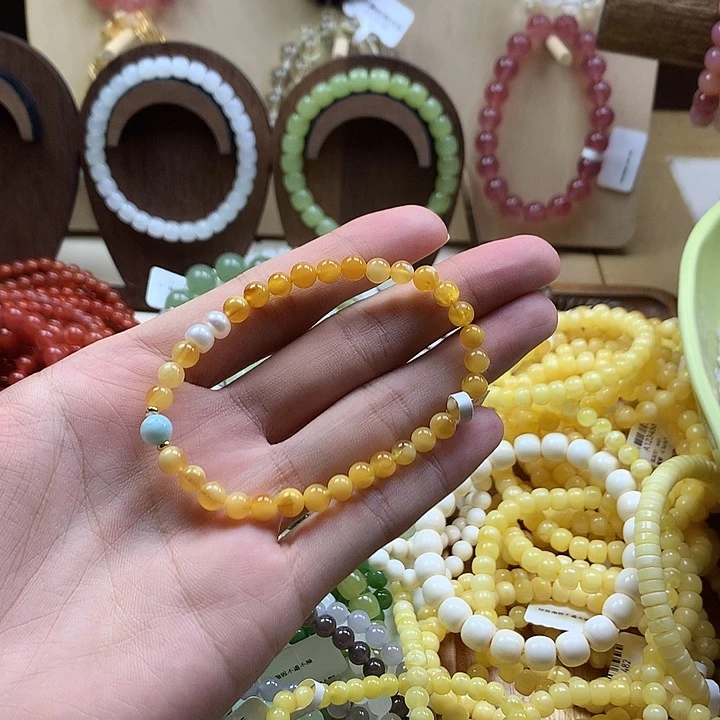 手链蜜蜡未镶嵌蜜蜡