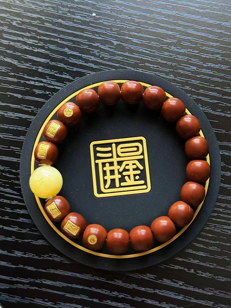 文玩猴头核桃牛津红