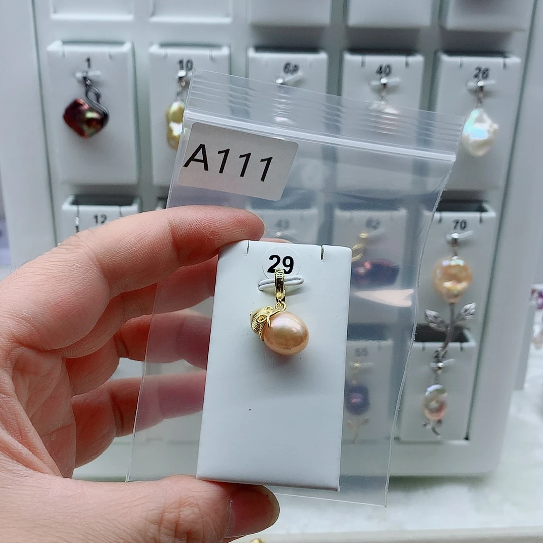 淡水珍珠吊坠(不含链)合金