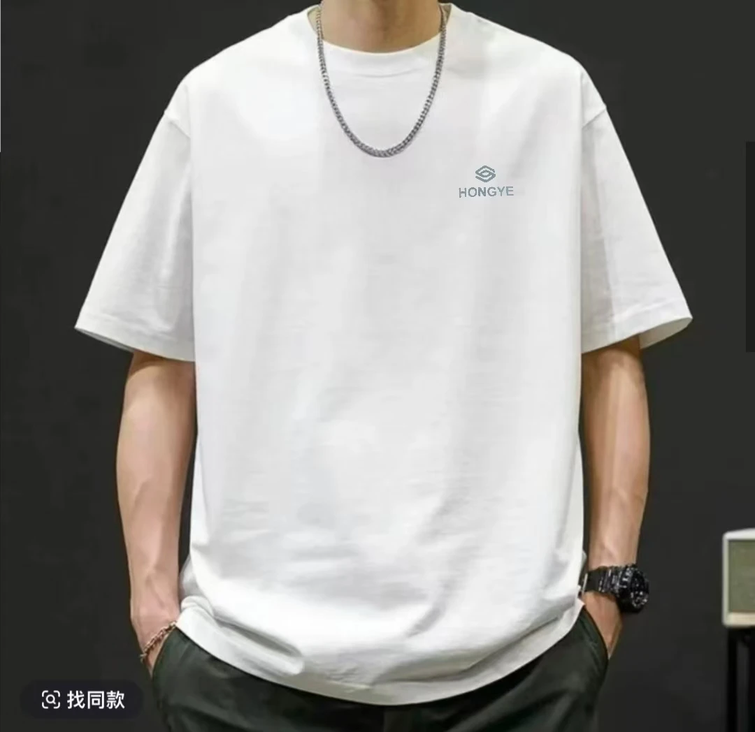 【反光硅胶】迪桑棉短袖t恤宽松时尚百搭半袖男女同款上衣圆领