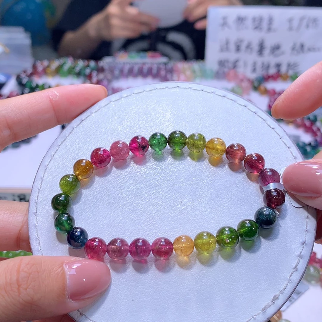 【闪购商品】未镶嵌手串碧玺7m