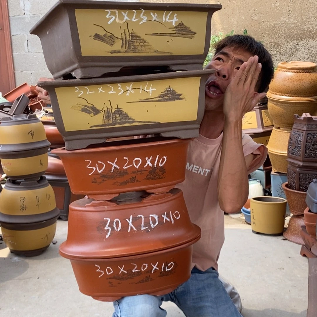 紫砂花盆紫砂壶的时候我就觉得