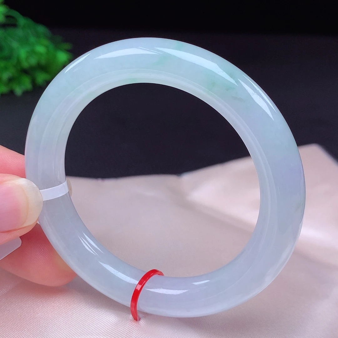 翡翠未镶嵌手镯54圈口680003