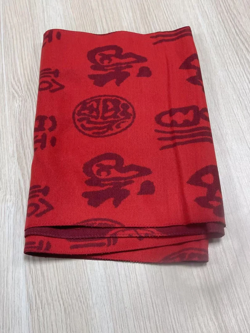 【1号店专属】大红色围巾