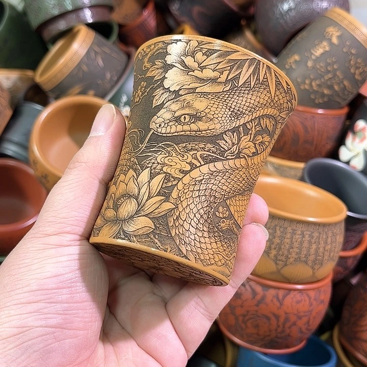 茶杯紫砂全手工紫砂主人杯