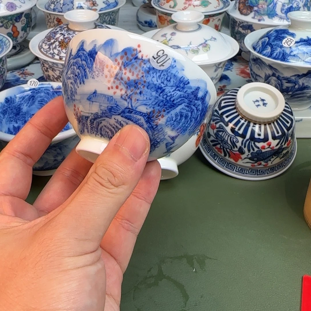 彦祖纯手工手绘茶具105