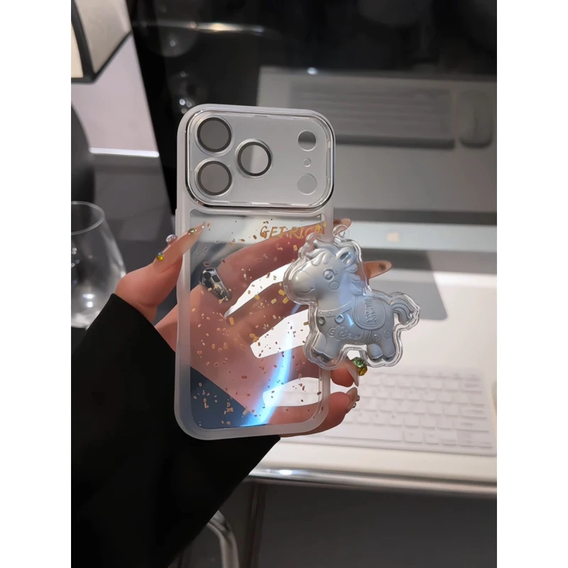 金箔字母适用苹果17pro手机壳16金属镜框华为p70荣耀oppo简约小米