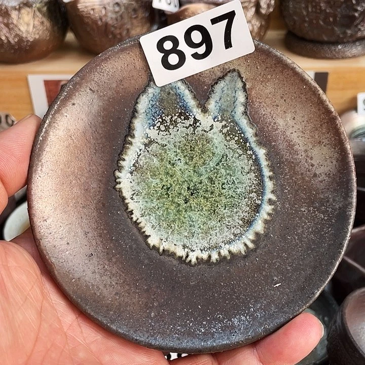茶杯紫砂柴烧纯手工897