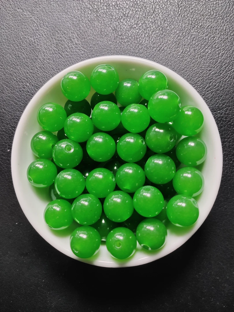 【散珠批发】w2047苹果绿8mm*30颗