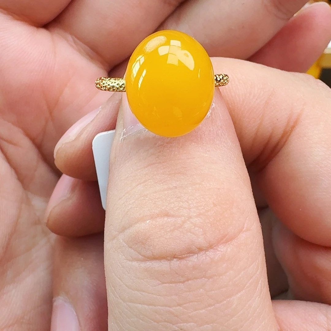 蜜蜡未镶嵌颈饰假一赔十，特价