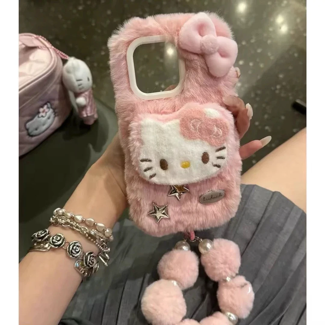 ⑤【VIVO】一单两套DIY自选毛绒可爱手机壳适用VIVO手机壳少女秋冬