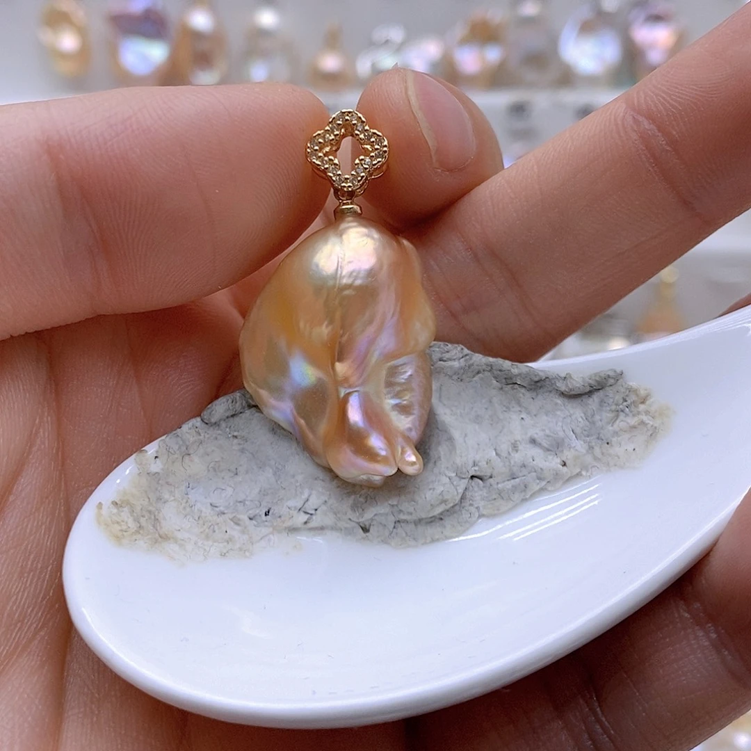 吊坠(不含链)未镶嵌淡水珍珠