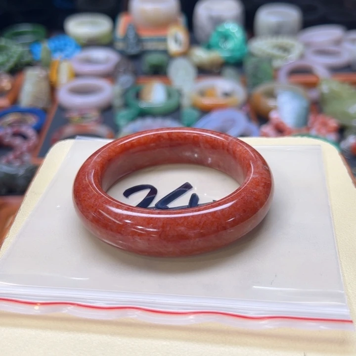 石英岩玉手镯未镶嵌蝉*24