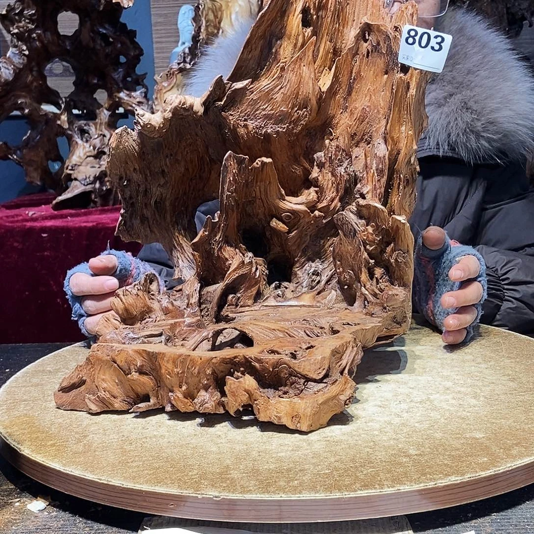 红***宝803。红杉根随行根艺