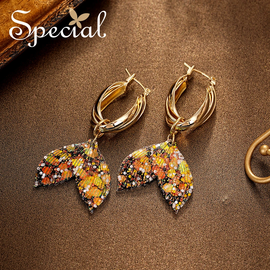 合金耳饰 special【宠爱专属】 气质个性耳环月亮下的人鱼