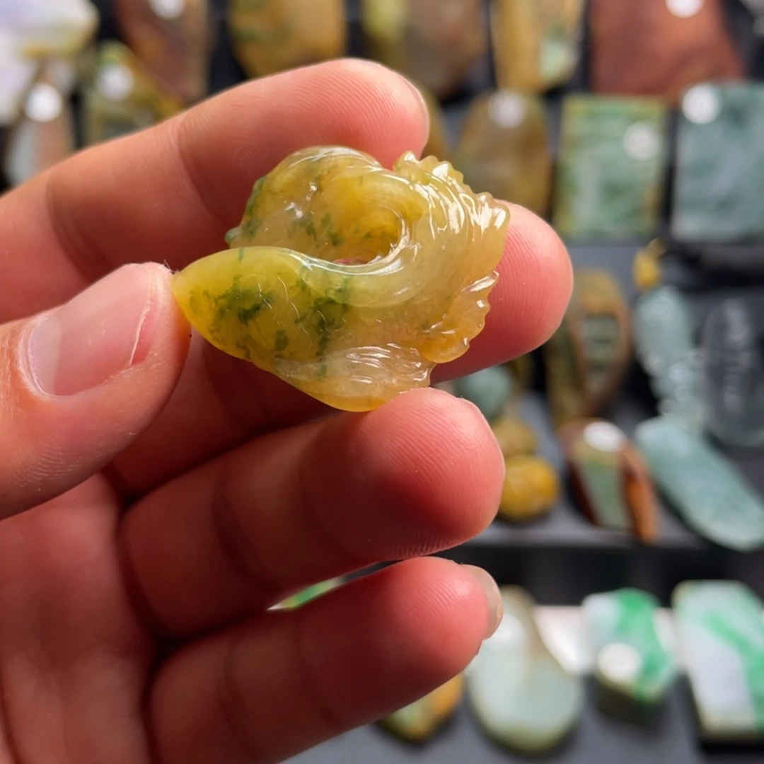 未镶嵌定制翡翠纯天然A货翡翠定制鱼