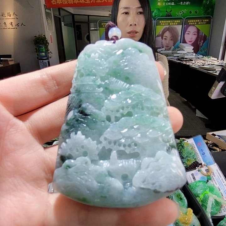 颈饰未镶嵌翡翠翡翠