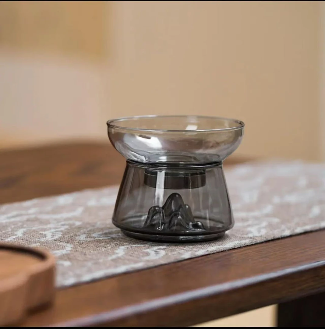 光之韵耐热玻璃茶漏茶滤创意茶叶过滤网茶隔漏斗茶具配件滤茶器