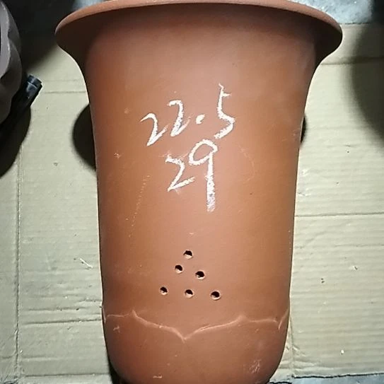 紫砂红泥莲花金钟一个