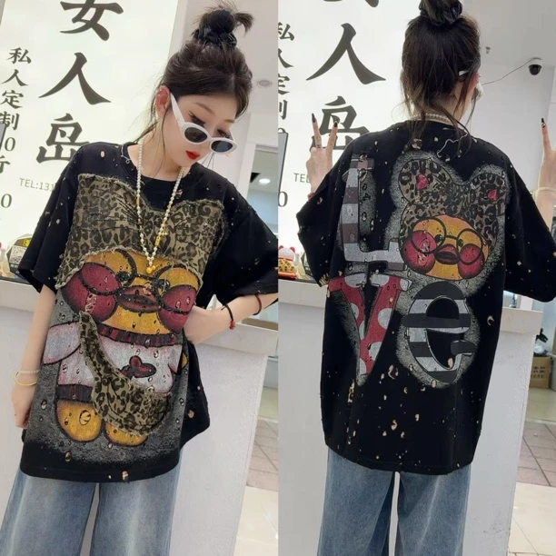 重工卡通半袖（衣长75左右）