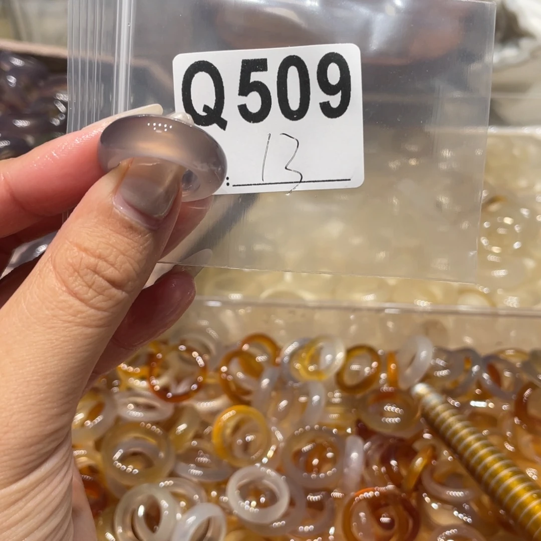 玛瑙/玉髓未镶嵌戒指509