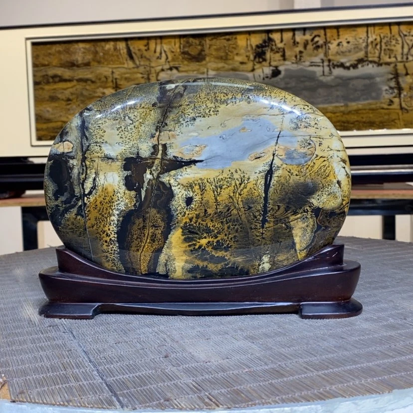 【闪购商品】广西国画石草花石