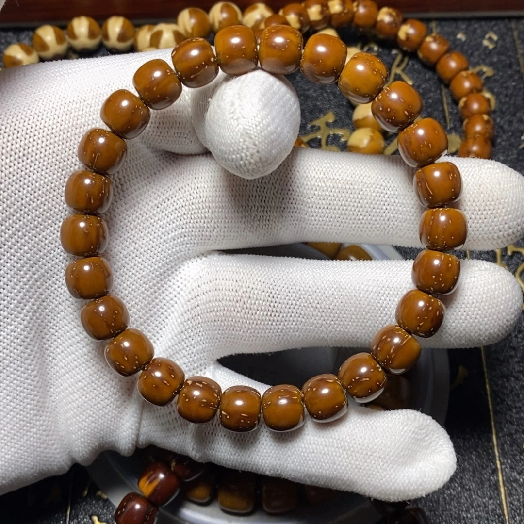 手串紫金鼠实心紫金咖皮