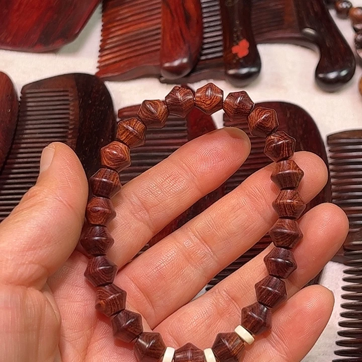 檀香木黄花梨木手串