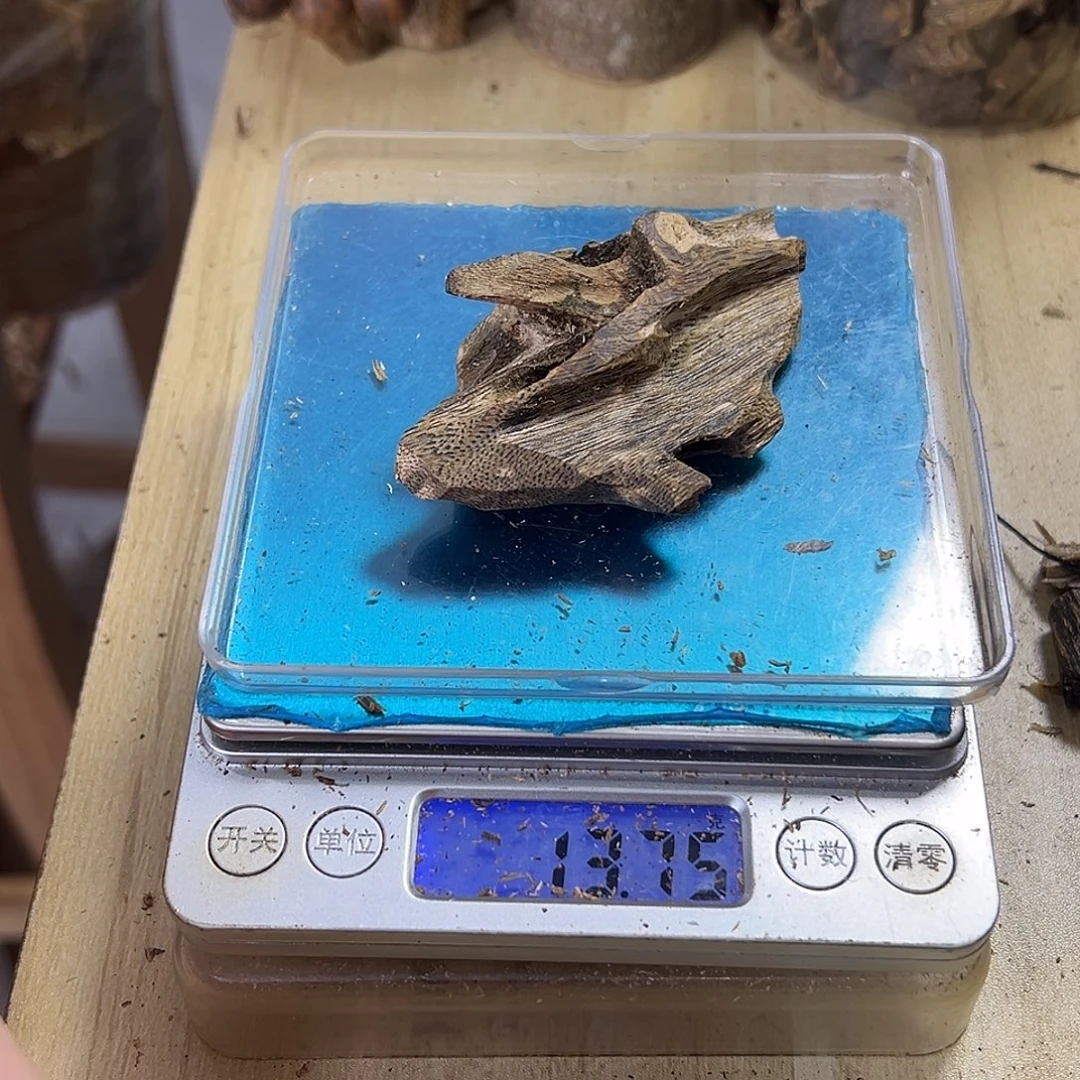 香料绿奇楠虫漏13克白棋