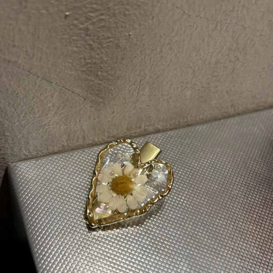 东大门干花小雏菊发夹Y1274