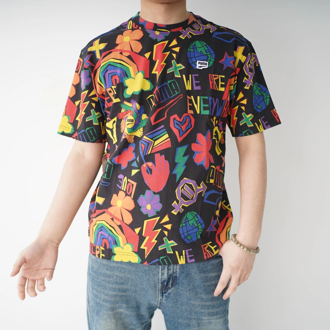 PUMA/彪马男款正品夏季时尚户外休闲运动短袖T恤 620706-01