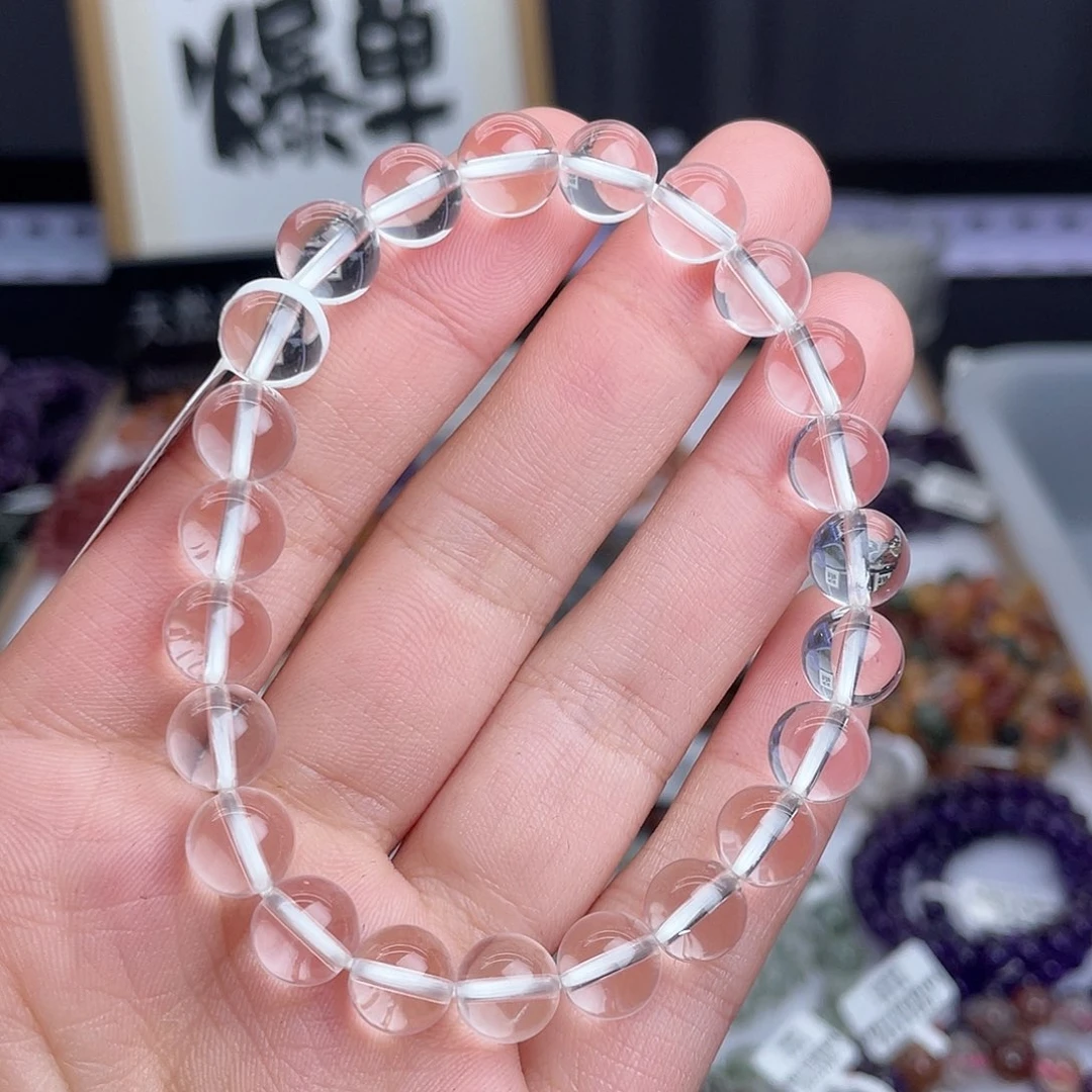 水晶手串未镶嵌天然