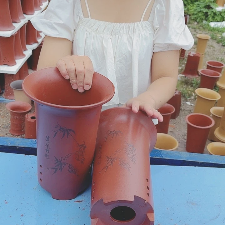 宜兴紫砂精品花盆