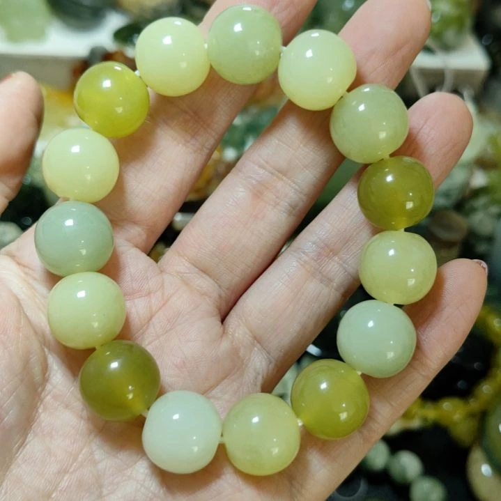 岫玉手串款式手串未镶嵌