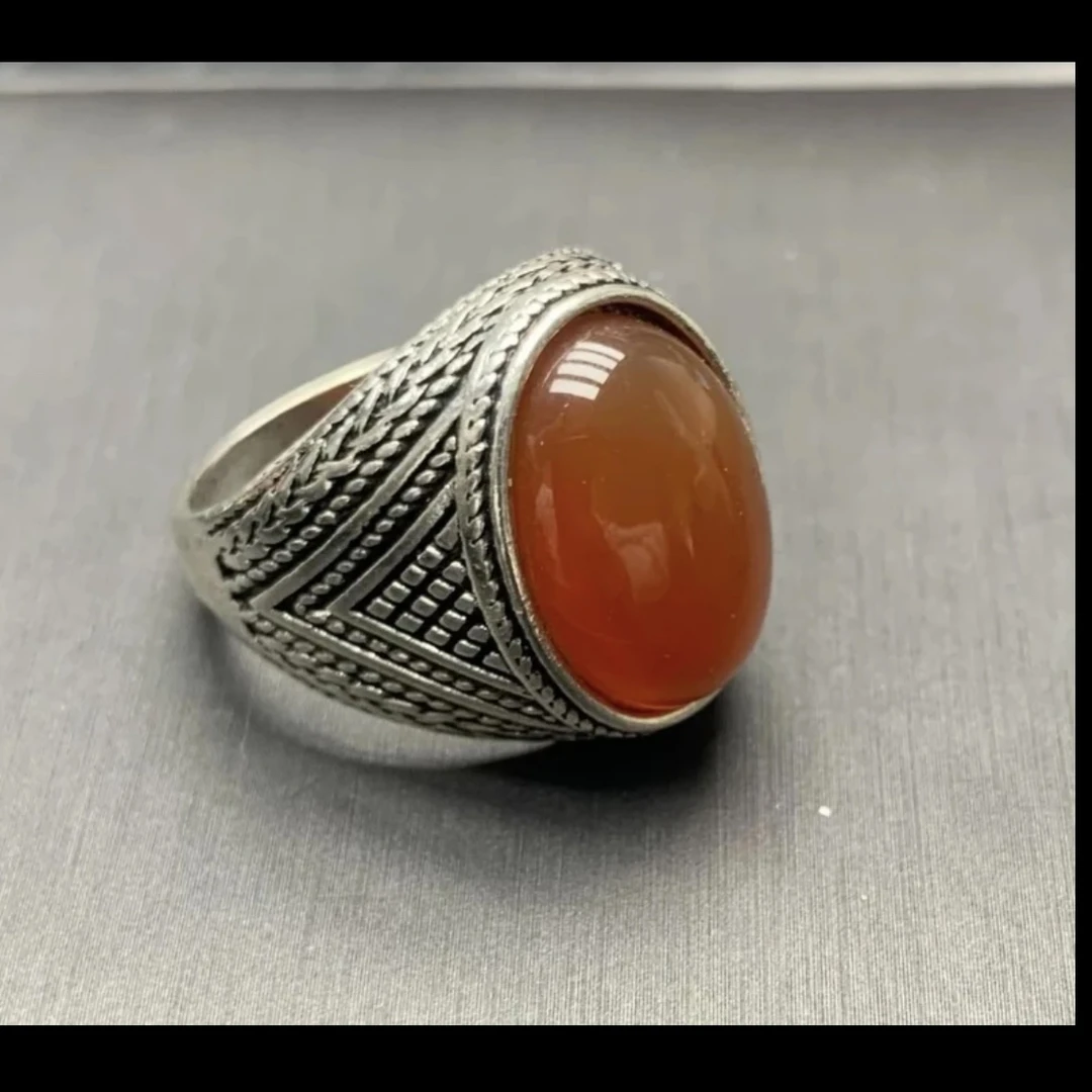 【镇店收藏 正品保障】 433精美落日红戒指欧若风