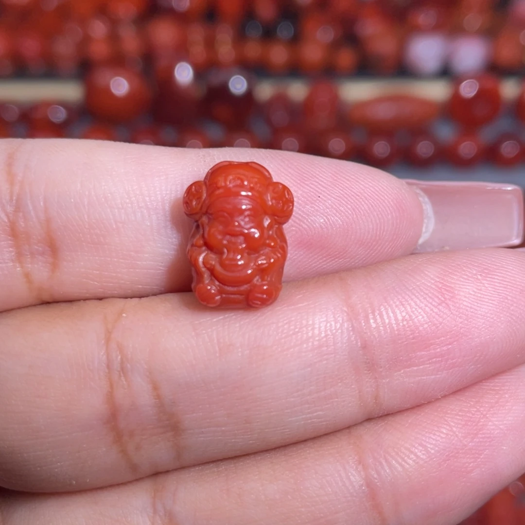 南红玛瑙未镶嵌财神