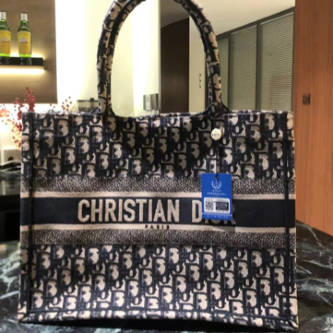95新 DIOR/迪奥 迪奥老花tote中号