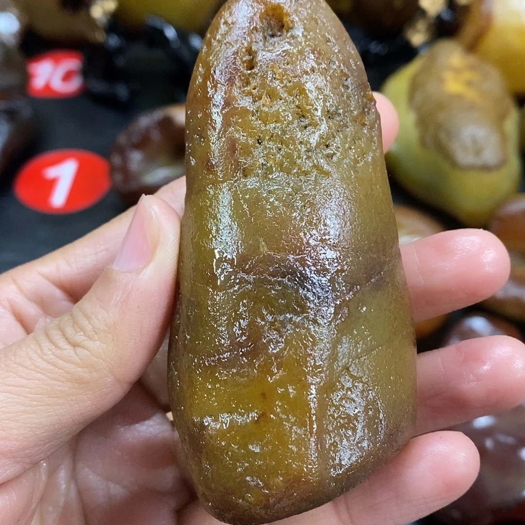 玛瑙/玉髓未镶嵌手把件