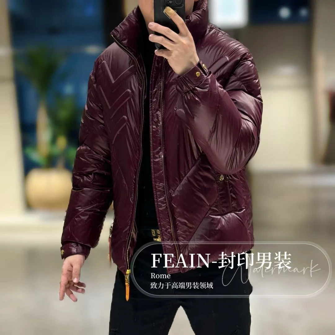 高端定制男士立体排骨设计男装羽绒服880