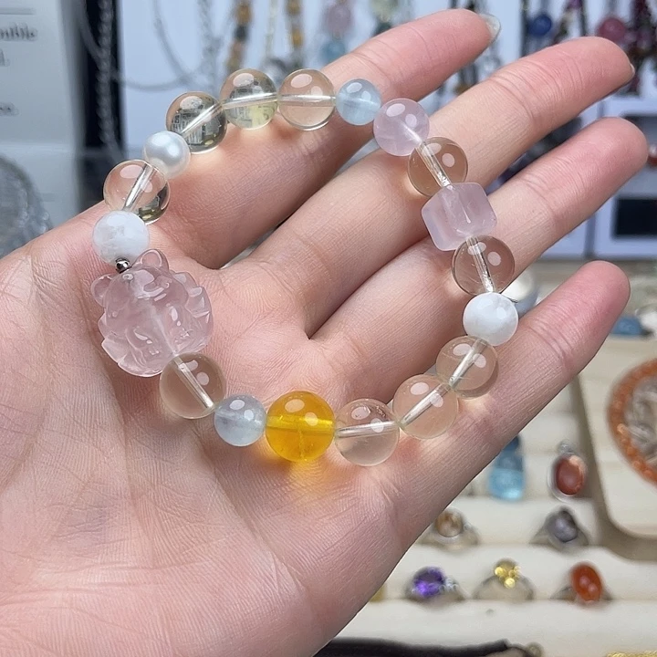 未镶嵌手链水晶多宝