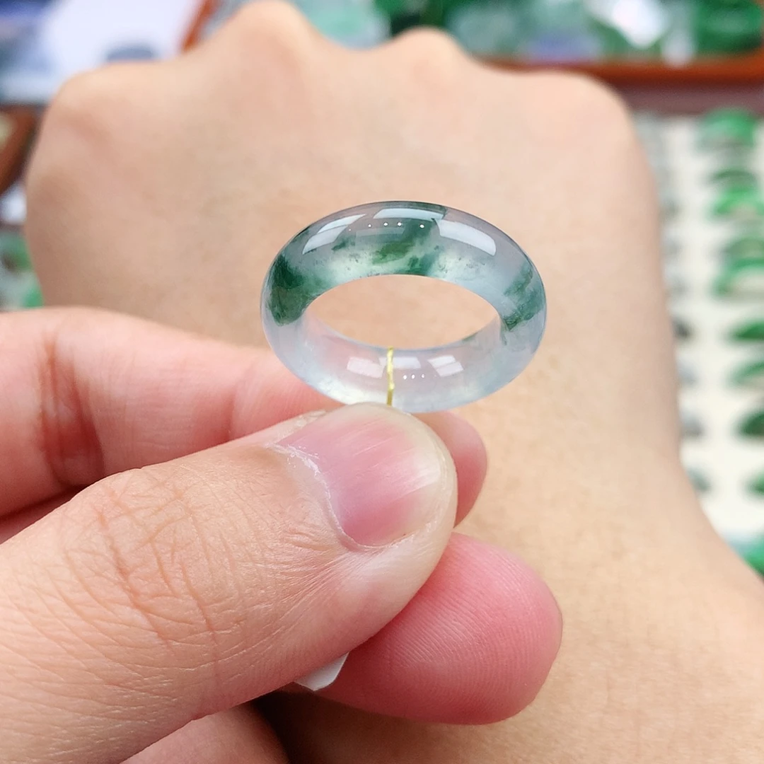 未镶嵌戒指翡翠8号