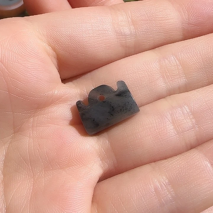 和田玉珠子未镶嵌木*