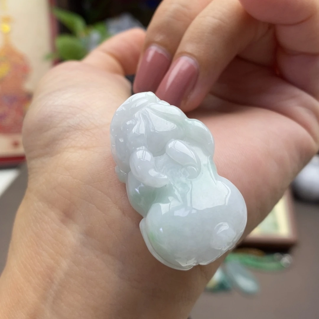 翡翠未镶嵌颈饰吊坠3