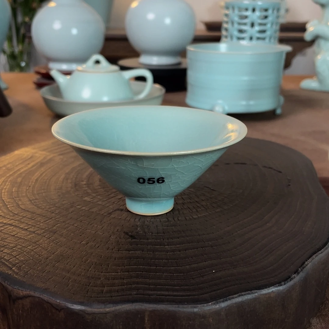 瓷微瑕056原矿汝瓷当代