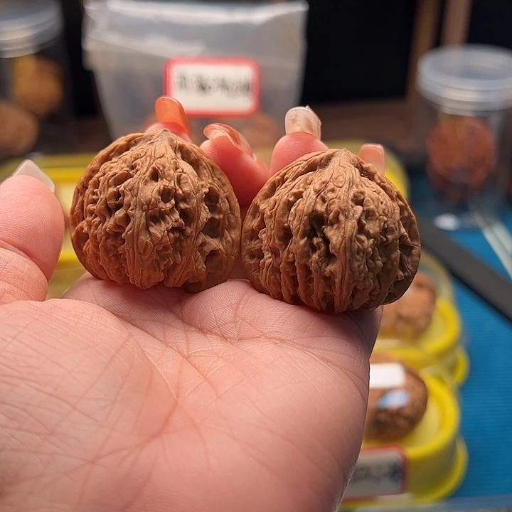 吊坠文玩核桃三角密纹 全品