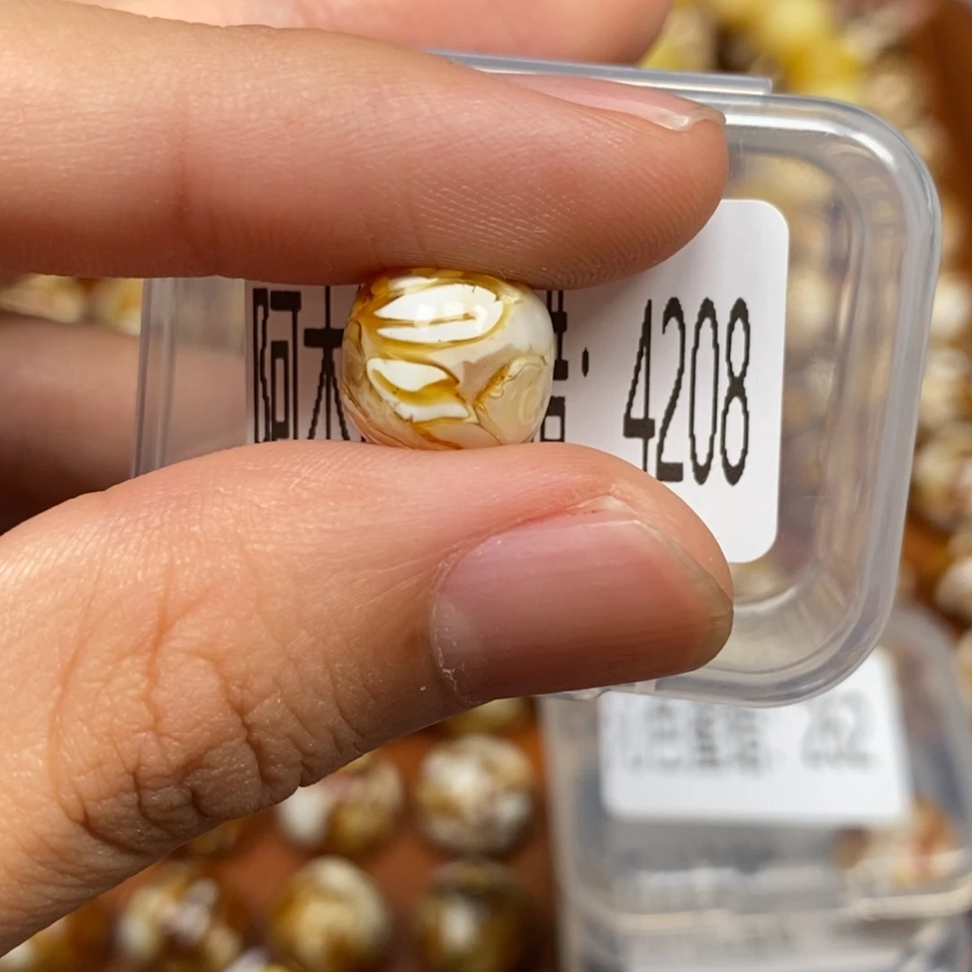猴头核桃把件沁色圆珠老型4208