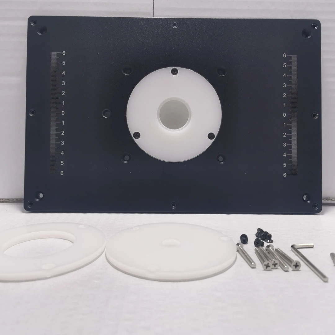 锣机倒装板适合东成06-12奥奔3311牧田2301FC金尚电木铣配件铝板