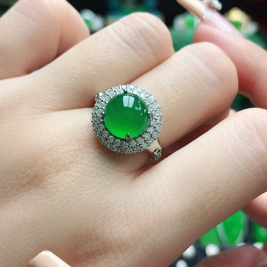 玛瑙/玉髓戒指未镶嵌